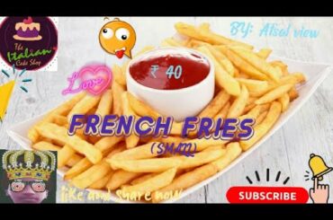 ITALIAN RESTAURANT FAST FOOD EAT TO FRENCH FRIES 🍟 ❤️