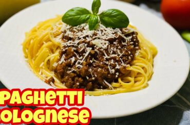 Easy Spaghetti Bolognese Recipe | How to Make Spaghetti Bolognese Italian style