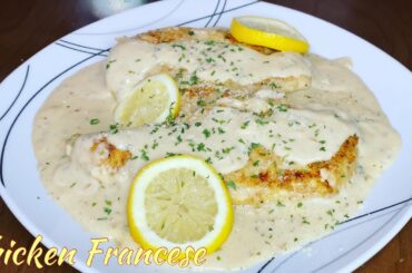 Chicken Francese or Chicken Française recipe | Creamy Chicken Francese | Italian-American Cuisine