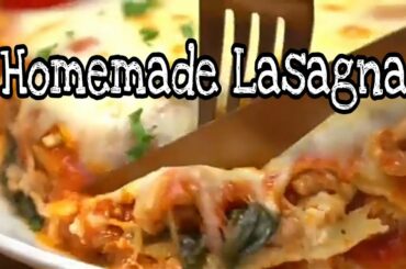 Lasagna Simple Recipe | Homemade Lasagna | Cheesy Lasagna | Italian Lasagna
