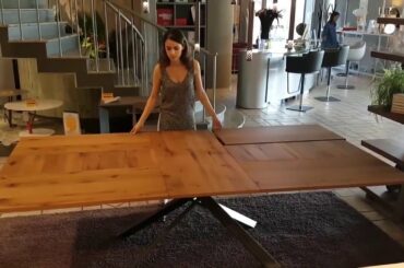 YumanMod QUADRON - Rectangular Extendable Dining Table