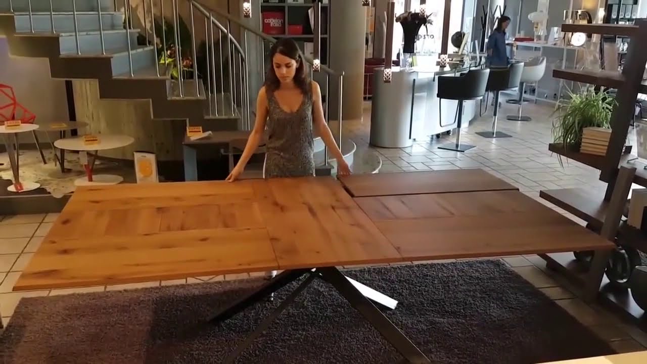 YumanMod QUADRON – Rectangular Extendable Dining Table YumanMod QUADRON - Rectangular Extendable Dining Table