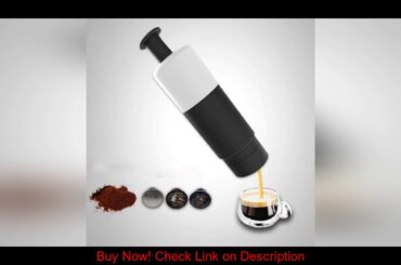 BUY Mini Hand Pressure Portable Capsules Coffee Machine Cooking Cup Manual 21 Bar Italian Espresso