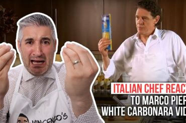 Italian Chef Reacts to MARCO PIERRE WHITE CARBONARA VIDEO