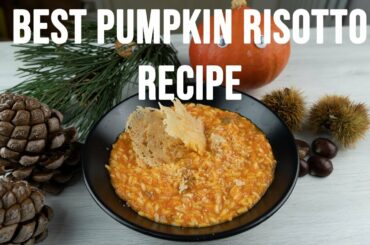 Pumpkin Risotto with Italian Sausage, An easy and Tasty recipe