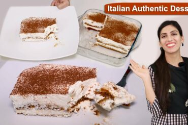 Italian Authentic Dessert With Homemade LadyFinger Biscuits | Kitchen With Amna
