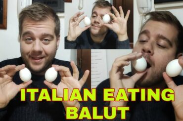 Italian Husband Eating BALUT 🥚 | Duck Egg/One of The Exotic Filipino Foods |Dianne Teduray