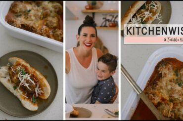 Family Dinner Ideas: Baked Italian Meatball Subs Recipe | Kitchenwise with Tabitha Blue