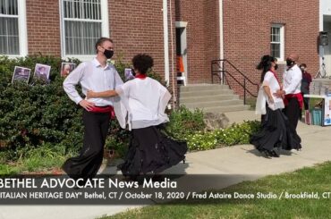 ITALIAN HERITAGE DAY, Bethel, CT, Oct. 18, 2020 / Fred Astaire Dancers 2
