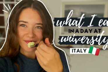 what i eat in a day in Italy | university edition 🇮🇹📚