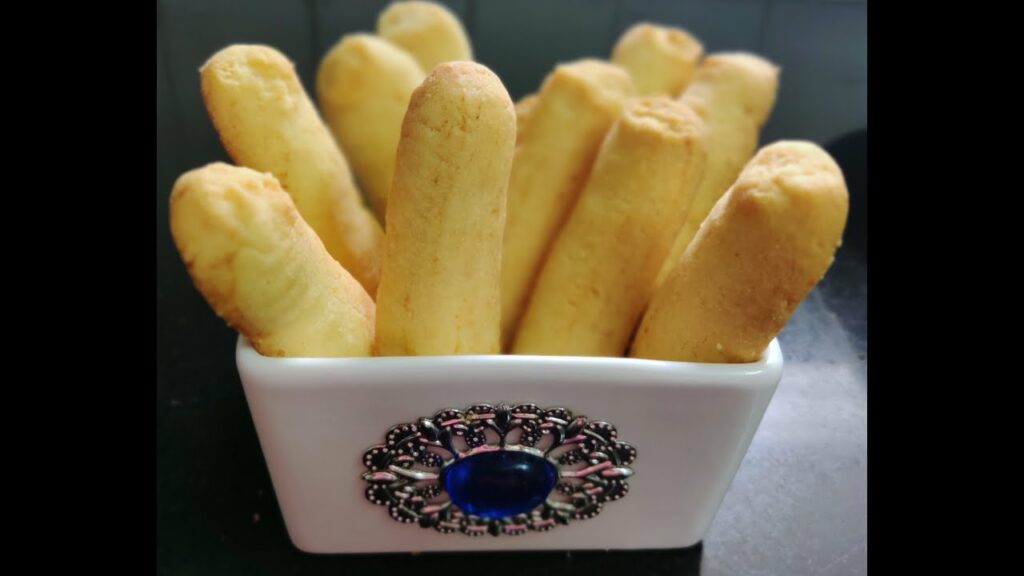 Eggless homemade lady finger recipe for tiramisu Easy biscuit recipe