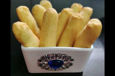 Eggless homemade lady finger recipe for tiramisu | Easy biscuit recipe | Italian biscuit recipe |