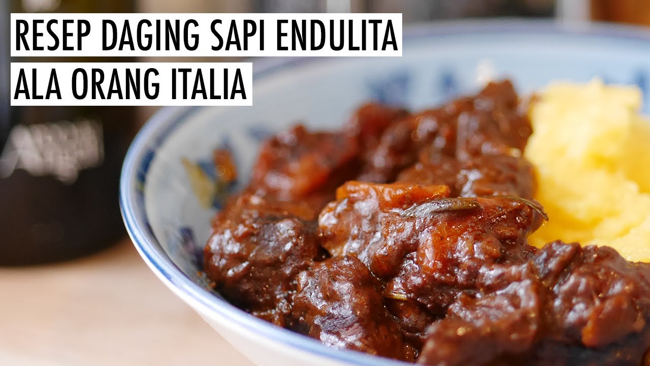 SPEZZATINO DI MANZO | Resep Rendang Sapi Versi Orang Italia – Italian Beef Stew Recipe SPEZZATINO DI MANZO | Resep Rendang Sapi Versi Orang Italia - Italian Beef Stew Recipe