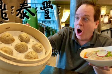I Ate XLB Soup Dumplings at Aria Las Vegas! Las Vegas Opening of Din Tai Fung