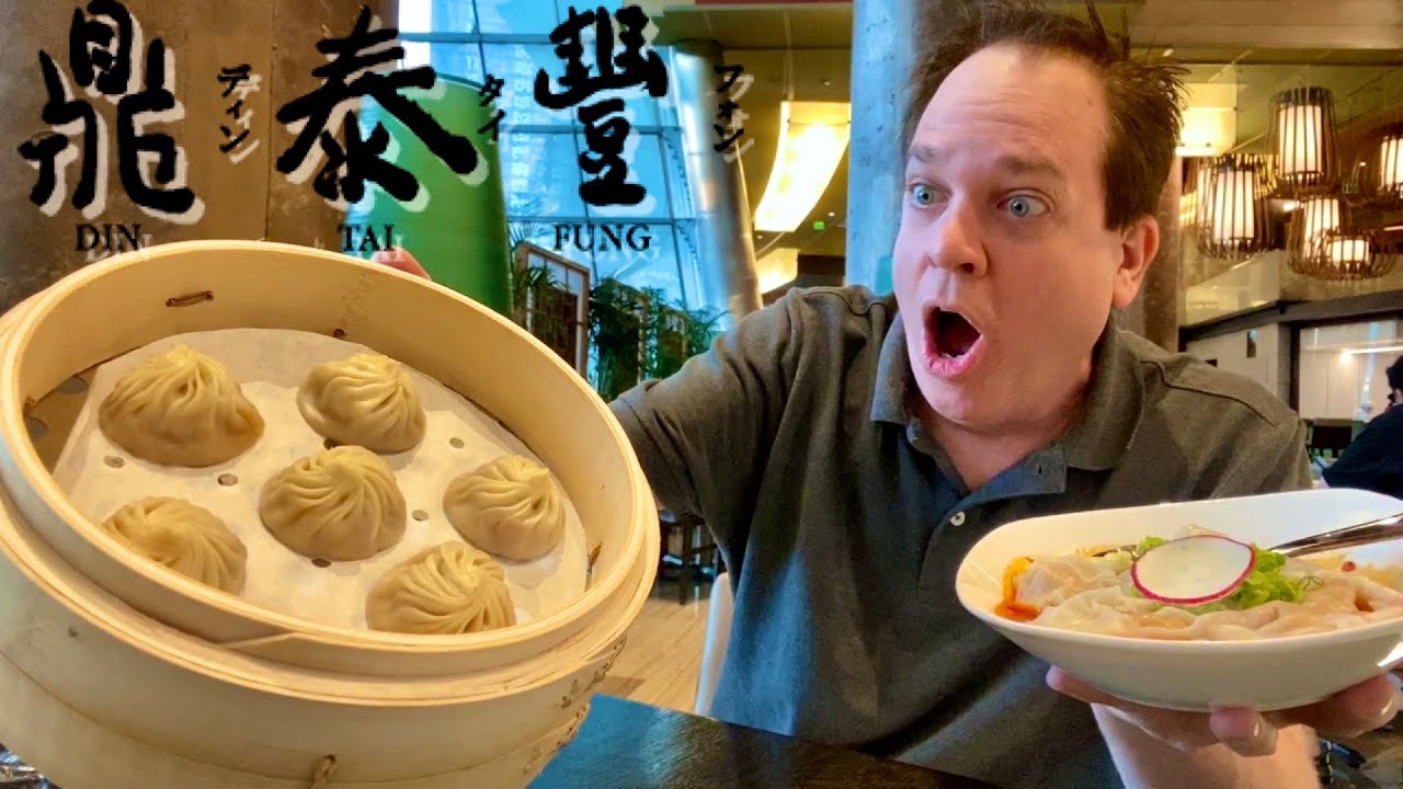 I Ate XLB Soup Dumplings at Aria Las Vegas! Las Vegas Opening of Din