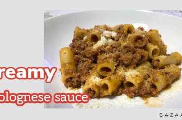 Cooking Creamy Bolognese Sauce | Italian Ragu Recipe | ボロネーセの作り方