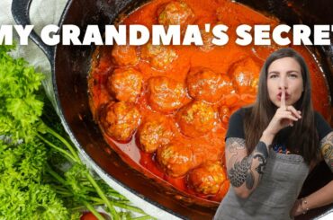Grandma's Italian Meatballs recipe | QUICK & EASY | The John's Kitchen