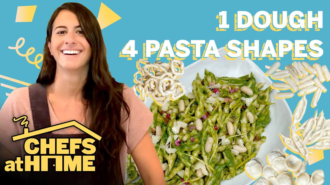 1 Pasta Dough 4 Ways (Orecchiette, Cavatelli, Lorighittas, & Capunti) | Chefs At Home | Food & Wine 1 Pasta Dough 4 Ways (Orecchiette, Cavatelli, Lorighittas, & Capunti) | Chefs At Home | Food & Wine