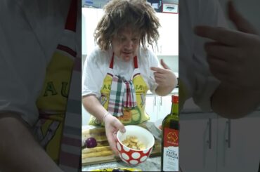 cooking Italian today with prawn bruchetta lol enjoy my wig