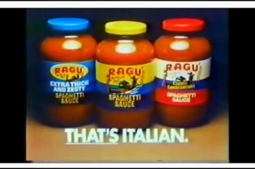 Ragu 'That's Italian!' Commercial (1979)