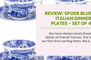 Review: Spode Blue Italian Dinner Plates - Set of 4