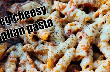 Veg cheese pasta | penne cheesy pasta | breakfast/dinner recipe | ఇటాలియన్ పాస్తా | Italian cuisines