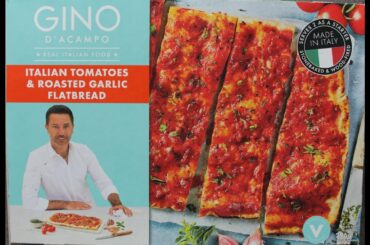 Gino D'Acampo ITALIAN TOMATOES & ROASTED GARLIC FLATBREAD Taste Test Review
