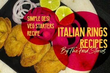 Italian Rings a Simple & Quick Party Starters I First Time Recipe on YouTube I Veg Starters recipe