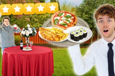 I Opened a 5-STAR RESTAURANT in my BACKYARD!! **$10,000 MEAL**