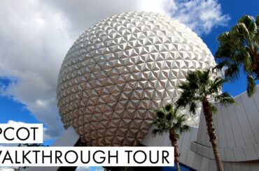 EPCOT Walkthrough Tour + Food & Wine Festival Booths | October 2020 | Walt Disney World- Orlando, FL
