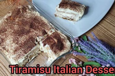 No Bake!Tiramisu Italian Dessert Recipe |Classic Recipe cooking with jawaria