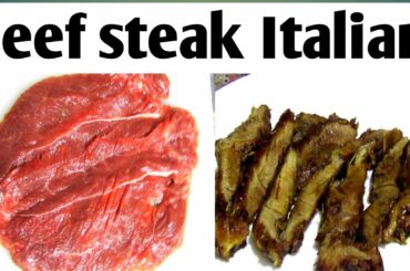 Beef steak #Italian style#simple recipe #easy preparation.