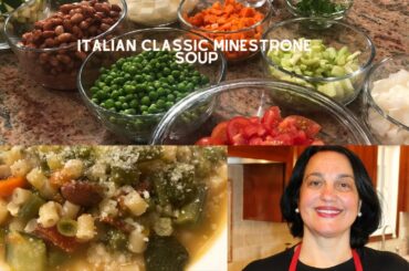 Classic Minestrone Soup | Italian Minestrone Soup instant pot | How to make Minestrone Soup