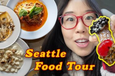 Italian Food Tour in USA 🍕 Pasta, Pizza & Seafood in Seattle