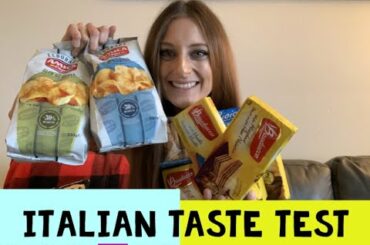 Italian Taste Test| Tasting Italian Snacks| Canadian Tries Snacks From Italy| Taste Test| Snacks