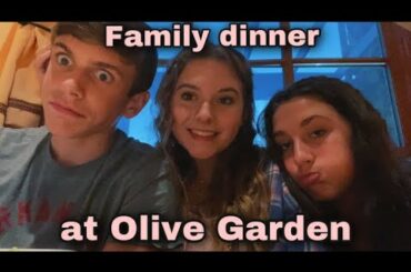 Family dinner at Olive Garden (ft. Aidan)