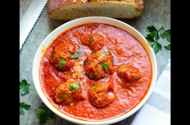 Homemade Italian Meatballs & tomato Sauce