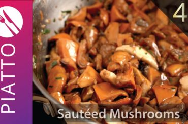 Simple Sautéed Mushrooms | How to Cook Mushrooms, Italian Style!