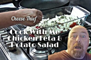 Cook With Me |  Potato Salad & Feta Cheese Chicken | The Urban Cook