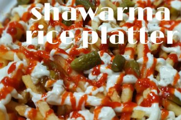 Shawarma Rice Platter