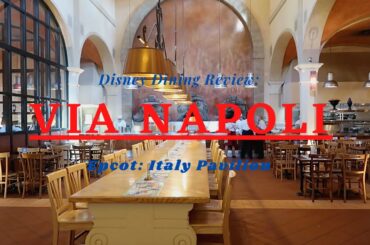 Lunch at Via Napoli in Epcot | Walt Disney World Dining Review