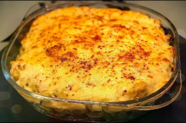 Cheesy Macaroni Pasta | Italian Pasta | White Sauce Pasta | Mutton Pasta