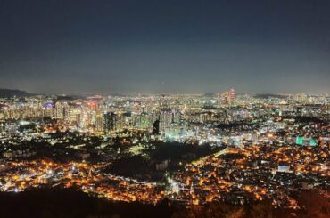SEOUL NAMSAN TOWER DAY AND NIGHT VIEW