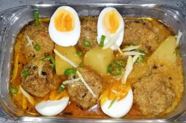 Kofta curry recipe | restaurant-style mutton kofta curry's |koftay ka salan by (Chef Rida in Italy)