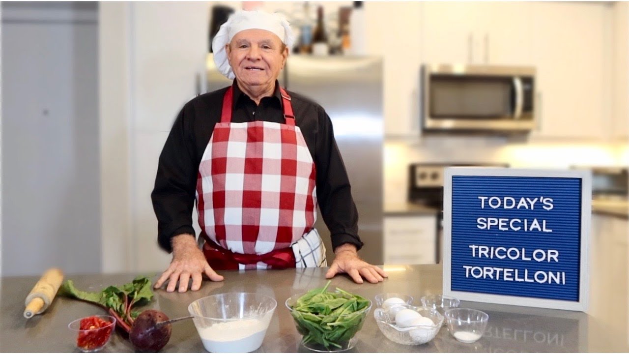 Authentic Italian Homemade Pasta – Tricolor Tortelloni | Speck and Rosemary Sauce Authentic Italian Homemade Pasta - Tricolor Tortelloni | Speck and Rosemary Sauce