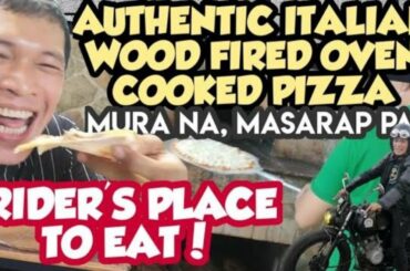 AUTHENTIC ITALIAN WOOD FIRED OVEN COOKED PIZZA! A RIDER'S PLACE TO EAT @ SILANG CAVITE