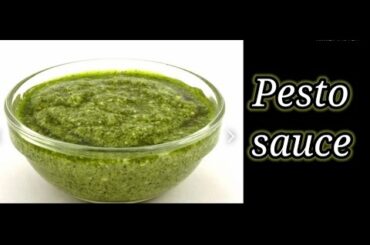 Pesto sauce | easy and homemade sauce recipe| Italian pesto sauce
