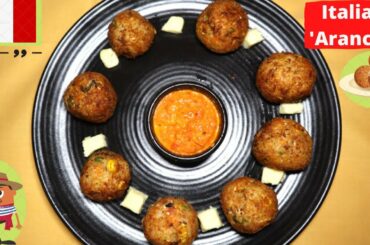 'Arancini' | Tasty Italian Rice-Ball Snacks Recipe #Arancini #ContinentalSnack