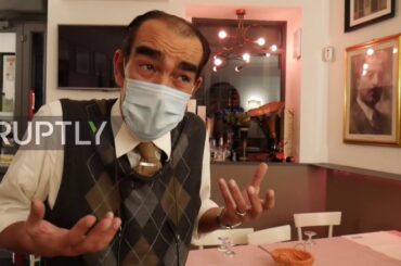 Italy: Restaurant workers outraged at new COVID-19 restrictions in Rome