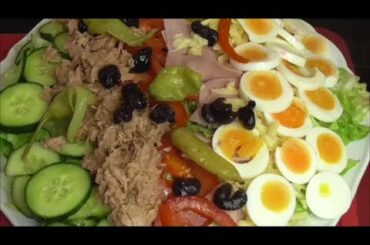 HUGE DELICIOUS ITALIAN SALAD RECIPE + COME WITH US TO LIDL SUPERMARKET + GROCERY HAUL